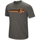 Men's Under Armour Baltimore Orioles Stripe Graphic Tee, Size: Small, Med Grey