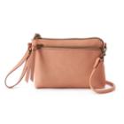 T-shirt & Jeans Convertible Crossbody Bag, Women's, Light Pink