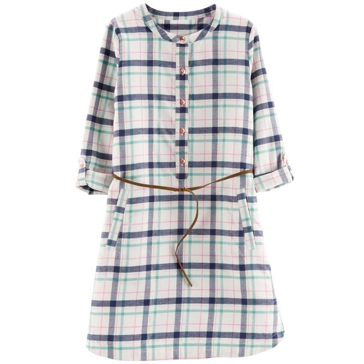 Girls 4-12 Carter's Plaid Flannel Dress, Size: 8