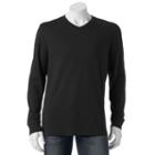 Big & Tall Croft & Barrow&reg; Classic-fit Easy-care V-neck Tee, Men's, Size: 2xb, Black