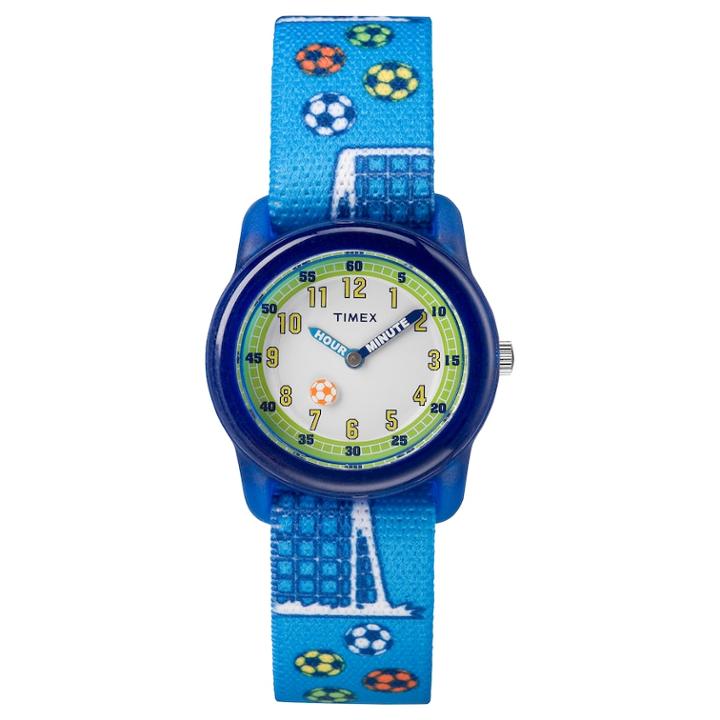 Timex Kids' Soccer Time Teacher Watch - Tw7c16500xy, Kids Unisex, Size: Small, Blue