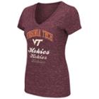 Women's Virginia Tech Hokies Delorean Tee, Size: Medium, Red Overfl