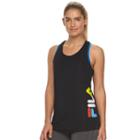 Women's Fila Sport&reg; Mesh Back Racerback Tank Top, Size: Small, Black