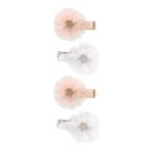 Baby Girl Carter's 4-pk. Tulle Star Rosette Hair Clip Set, Multicolor