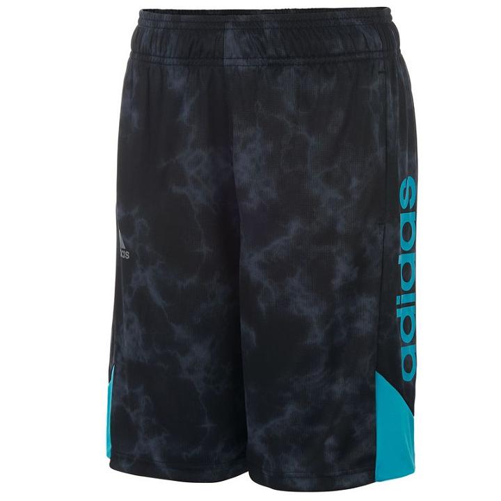 Boys 8-20 Adidas Smoke Screen Climalite Shorts, Boy's, Size: Xl, Black