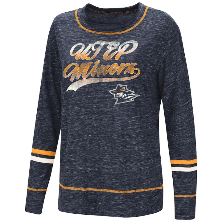 Women's Utep Miners Giant Dreams Tee, Size: Large, Blue (navy)