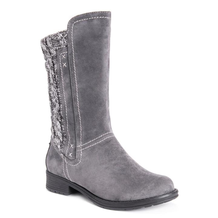 Muk Luks Casey Women's Water-resistant Boots, Size: 10, Grey