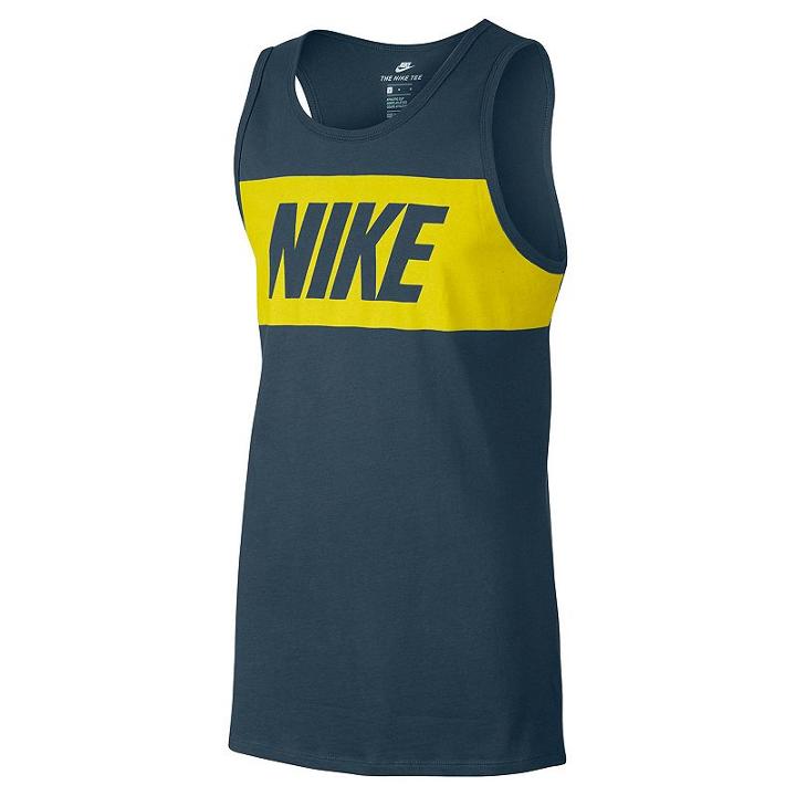 Men's Nike Droptail Advanced Tank, Size: Large, Blue Other