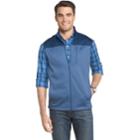 Men's Izod Advantage Sportflex Regular-fit Fleece Vest, Size: Large, Blue Other