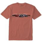 Men's Newport Blue Graphic Tee, Size: Medium, Dark Red