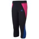 Girls 7-16 Adidas Climalite Colorblocked Capri Leggings, Girl's, Size: Small, Oxford