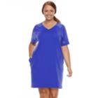 Plus Size Soybu Havana Shirtdress, Women's, Size: 1xl, Drk Purple