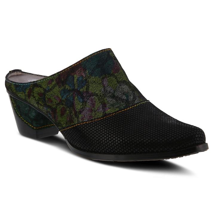 L'artiste By Spring Step Voni Women's Mules, Size: 39, Grey