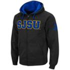 Men's San Jose State Spartans Full-zip Fleece Hoodie, Size: Large, Grey
