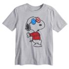Boys 8-20 Peanuts Snoopy Cool Tee, Size: Large, Med Grey