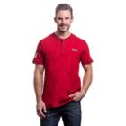 Men's Lee Classic-fit U.s.a. Henley, Size: Xl, Red