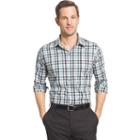 Big & Tall Van Heusen Slim-fit Plaid Stretch Button-down Shirt, Men's, Size: Xxl Tall, Dark Green