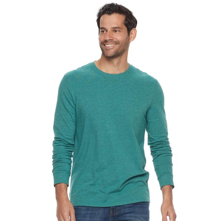 Men's Sonoma Goods For Life™ Modern-fit Flexwear Tee, Size: Xxl, Dark Green