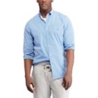 Men's Chaps Regular-fit Striped Stretch Easy-care Button-down Shirt, Size: Xl, Blue