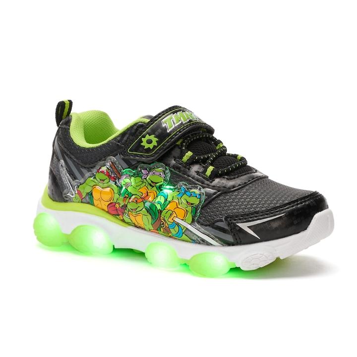 Teenage Mutant Ninja Turtles Toddler Girls' Light-up Sneakers, Size: 9 T, Black