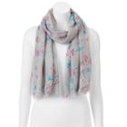 Manhattan Accessories Co. Bird Oblong Scarf, Women's, Grey