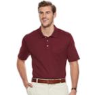Big & Tall Croft & Barrow&reg; Classic-fit Easy-care Interlock Pocket Polo, Men's, Size: L Tall, Red