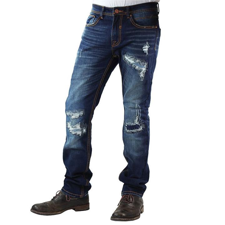 Men's Earl Jean Nathaniel Slim Jeans, Size: 36x32, Beig/green (beig/khaki)