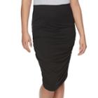 Maternity A:glow Ruched Pencil Skirt, Women's, Size: Xs-mat, Black