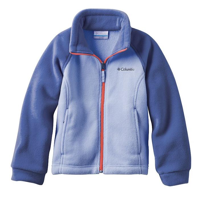 Girls 4-18 Columbia Three Lakes Lightweight Fleece Jacket, Girl's, Size: Xl (18), Lt Purple