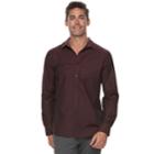 Men's Marc Anthony Slim-fit Stretch Woven Button-down Shirt, Size: Xxl, Purple