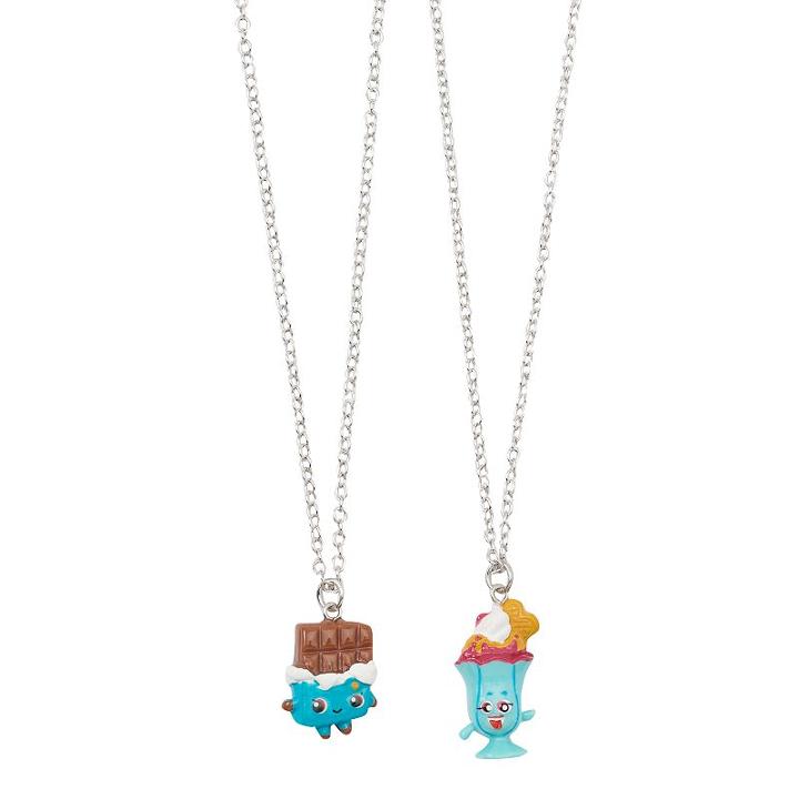 Girls Shopkins 2-pk. Cheeky Chocolate & Suzie Sundae Necklace Set, Girl's, Multicolor