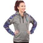 Women's Huntworth Camo Performance Fleece Hoodie, Size: Medium, Grey