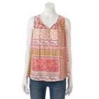 Women's Sonoma Goods For Life&trade; Challis Tank, Size: Xs, Brt Pink