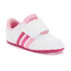 Baby Girls' Adidas V Jog Crib Shoes, Infant Girl's, Size: 3 Baby, White