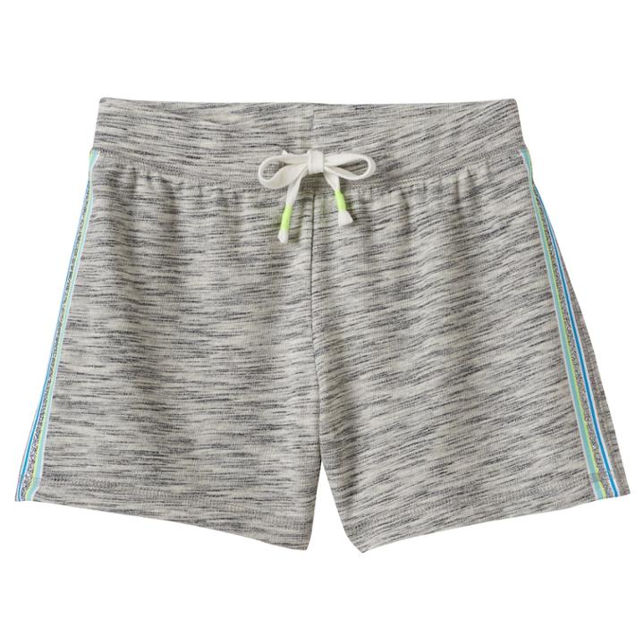 Girls Plus Size So&reg; Tie-dye Drawstring Shortie Shorts, Size: 18 1/2, Turquoise/blue (turq/aqua)