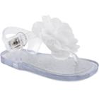 Baby Girl Wee Kids Flower Jelly Crib Sandals, Size: 4, Multicolor