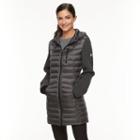 Women's Hfx Hooded Puffer Down Jacket, Size: Large, Grey