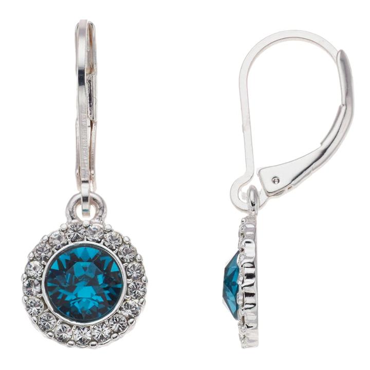Dana Buchman Crystal Drop Earrings, Women's, Blue