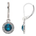 Dana Buchman Crystal Drop Earrings, Women's, Blue