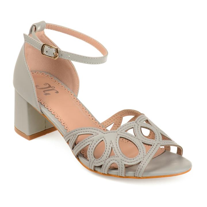 Journee Collection Ashby Women's High Heels, Size: Medium (10), Grey