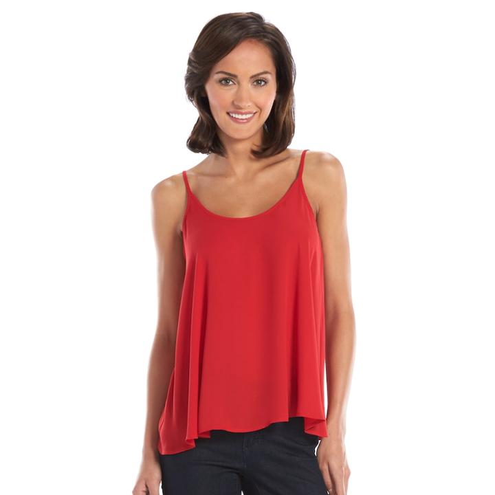 Women's Apt. 9&reg; Georgette Camisole, Size: Xl, Red