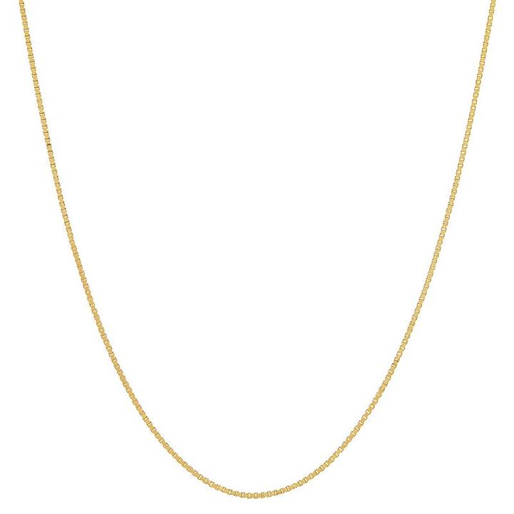 Everlasting Gold 14k Gold Diamond-cut Box Chain Necklace - 24-in, Women's, Size: 24
