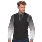 Men's Apt. 9&reg; Premier Flex Slim-fit Black Suit Vest, Size: Small