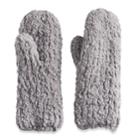 Women's Sonoma Goods For Life&trade; Chenille Cozy-lined Mittens, Grey