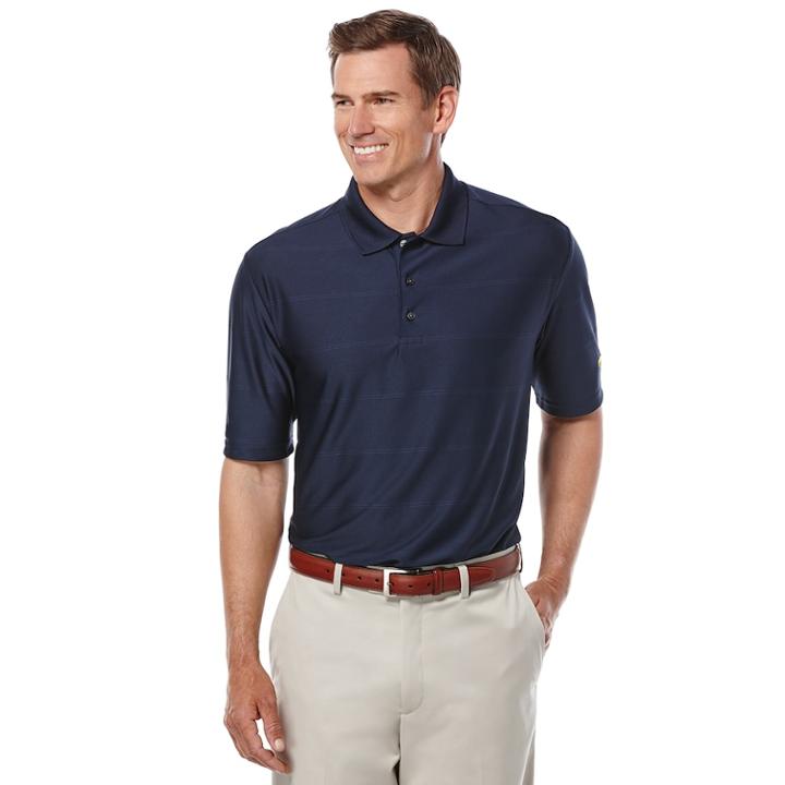 Big & Tall Jack Nicklaus Regular-fit Stayvent Striped Golf Polo, Men's, Size: 2xb, Light Blue