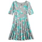 Girls 4-10 Jumping Beans&reg; Princess Seam Dress, Size: 8, Med Grey