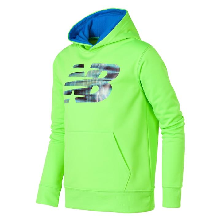 Boys 8-20 New Balance Graphic Hoodie, Size: 10-12, Green Oth