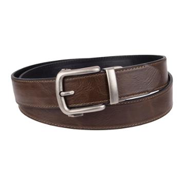 Men's Exact Fit Casual Belt, Size: 48, Brown
