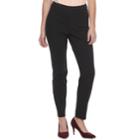 Women's Elle&trade; Dot Pull-on Skinny Dress Pants, Size: Xl, Black