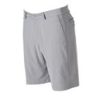 Men's Pebble Beach Contrast Twill Performance Golf Shorts, Size: 40, Light Grey